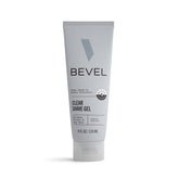 Bevel Essentials Clear Shave Gel bottle for portable precise grooming