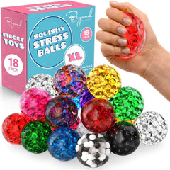 Beyond Innoventions stress ball 18-pack offers a calm, focused experience during work or study.