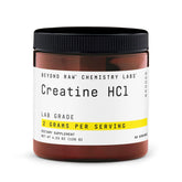 Beyond Raw Creatine HCl powder tub shown for strength and consistency in training