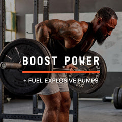 BEYOND RAW LIT being mixed, quick blend for steady focus and energy.