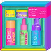 BeYoutiful skin care gift set box, playful packaging ideal for sleepovers