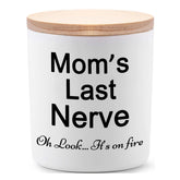 BFJLIFE lavender scented candle with burning wick for relaxing ambiance