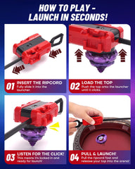 BGOVTAPO X Stadium launchers enabling smooth, precise launches for competitive play.