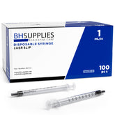 BH SUPPLIES 1ml syringe with Luer-slip tip for precise dosing in labs