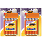 BIC Classic Maxi Pocket Lighter orange front view, compact and dependable for everyday use.
