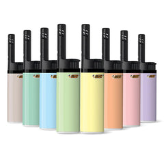 Extended wand lighting with BIC EZ Reach lighter helps reach tall jars