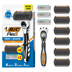 BIC Flex 5 Trim and Shave kit in packaging ready to use
