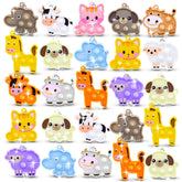 BicMan mini pop keychain bubble popper, soft silicone for calming tactile play.