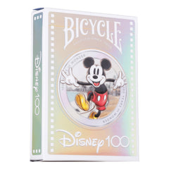 Bicycle Disney 100 Year deck tuck with holographic foil for display and play