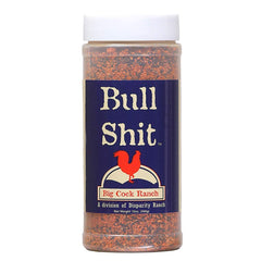 Big Cock Ranch Special Shit seasoning bottle adds savory, well-rounded meat notes.