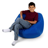 Big Joe Classic sapphire bean bag chair for kids, cozy seating in bedrooms
