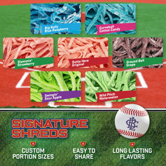 Big League Chew original packet delivers classic chew with big bubble potential.