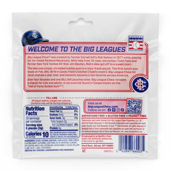 Big League Chew Wild Pitch Watermelon open sachet ready for quick, flavorful innings.