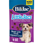 Bil-Jac Little Jacs liver treats pack, perfect training reward for small dogs