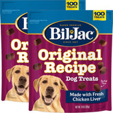 Bil-Jac Original Recipe soft training treats in a bag, ideal for training rewards.
