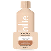 Billie Bounce body wash bottle highlights hydrating formula for nourished, refreshed skin.