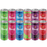 Bing Energizing Juice bottle front, quick pick-me-up with real juice