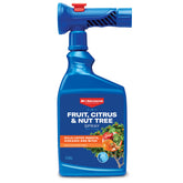 BioAdvanced 3-in-1 fruit-citrus-nut tree spray bottle for convenient home garden protection.