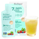 Biodepot 7 Day Clean bottle-front, a convenient gut health option in view.