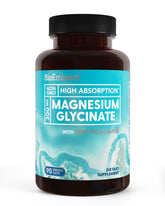 BioEmblem magnesium-zinc bottle pour highlights daily 2-in-1 supplement