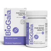 BioGaia Osfortis bottle with capsules for daily bone and GI wellness.
