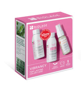 Biolage Color Last shampoo travel-size bottle preserves color while you travel.