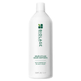 Biolage Styling Gelée bottle pour demonstrates medium hold for everyday styling.