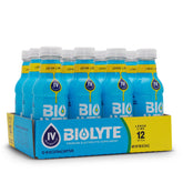 BIOLYTE Lemon Lime electrolyte drink bottle, 12-pack, quick hydration on the go