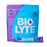BIOLYTE IV electrolyte powder packets ready for on the go hydration