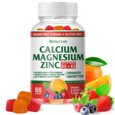 BionerLab calcium magnesium zinc gummies bottle for daily mineral support