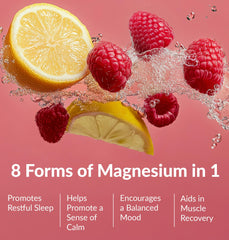 BIOptimizers Magnesium Breakthrough Drink pouring into glass supports on-the-go wellness.