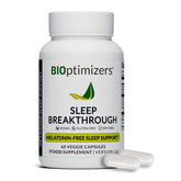 BIOptimizers Sleep Breakthrough capsules bottle front for calmer nights