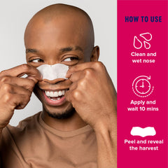 Biore Blackhead Removal Strips help reduce the appearance of blackheads over time.