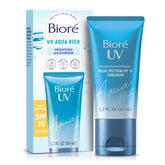 Biore UV Aqua Rich SPF 30 bottle front shows lightweight protection