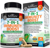 BioSchwartz immune support bottle with pour for easy daily dosing