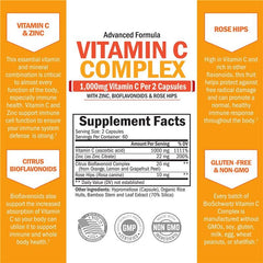 BioSchwartz Vitamin C Complex capsules ready for daily use