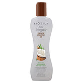 BioSilk Silk Therapy bottle pour ready to fight frizz and add shine.