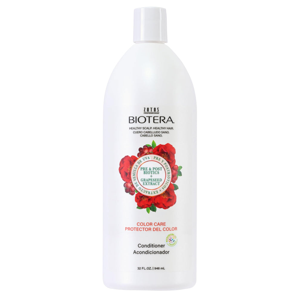 Biotera Color Care Conditioner bottle on shelf for color-treated hair