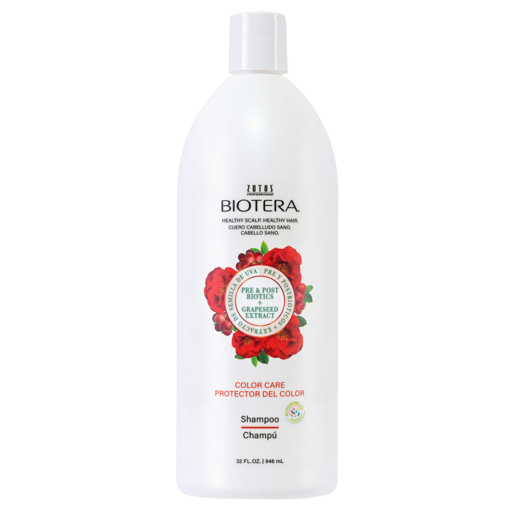 Biotera Color Care Shampoo bottle promotes color longevity and gentle scalp care