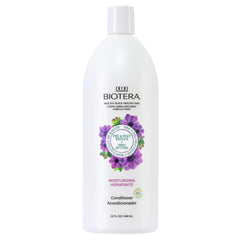 Biotera Moisturizing Conditioner bottle pour delivers lightweight daily hydration.