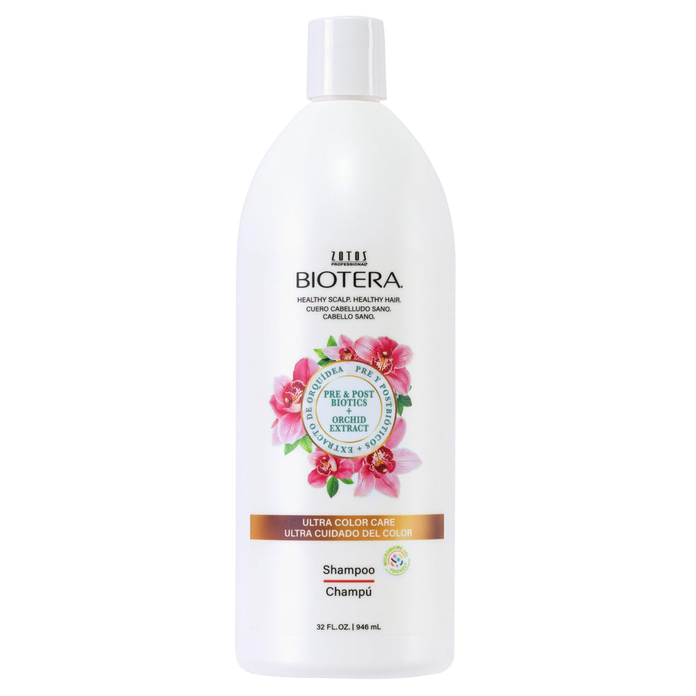 Biotera Ultra Color Care Shampoo bottle-front showing color-safe cleansing for color-treated hair.