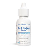 Biotics Research Bio-D-Mulsion Forte bottle with dropper for easy daily vitamin D intake