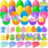 Birebebys 24-pack prefilled Easter eggs for easy hunts and party gifts.