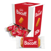 Biscoff 150-pack cookies in packaging, ideal for sharing and gifting.