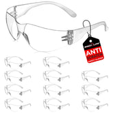BISON LIFE safety glasses with clear lenses for clear visibility and eye protection