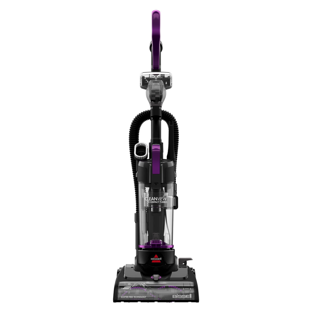 Bissell CleanView Compact Turbo delivers full power in a compact vacuum for apartments.