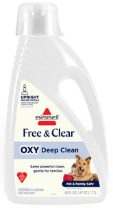 BISSELL Free & Clear OXY bottle pour for easy carpet cleaning application