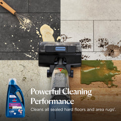 Bissell Multi-Surface Solution refreshing area rugs with a spring breeze scent