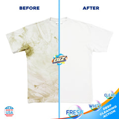 Odor removal in gym towels using Biz powder for fresh laundry