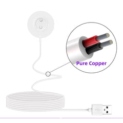 Bizooth Rose Charger in-use with a massage device for convenient charging sessions.